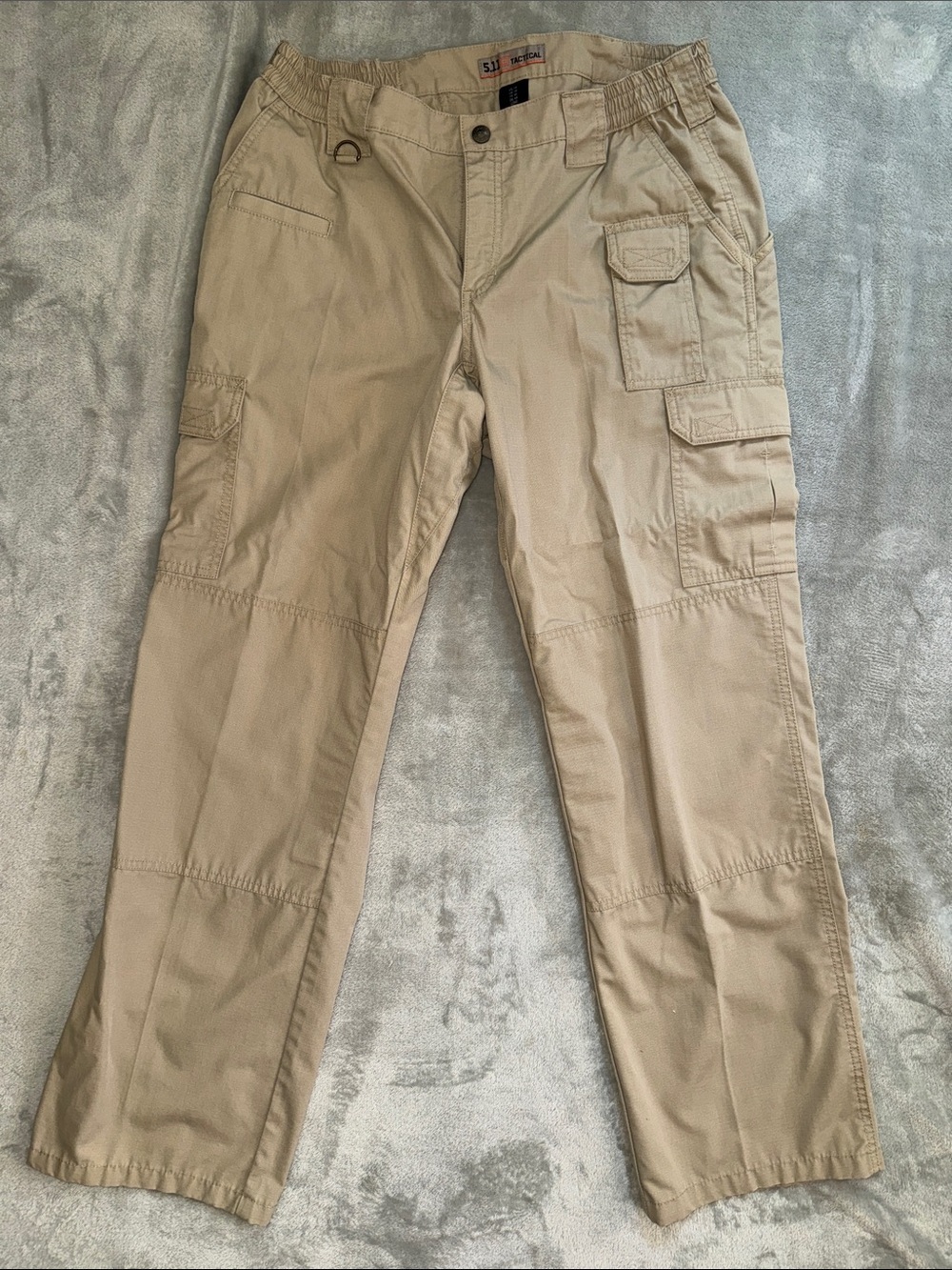 5.11 Tactical Khaki Cargo Pants with Multiple Pockets